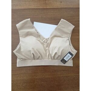 Tommie Copper Shoulder Support Bra Women's 3xl Nude